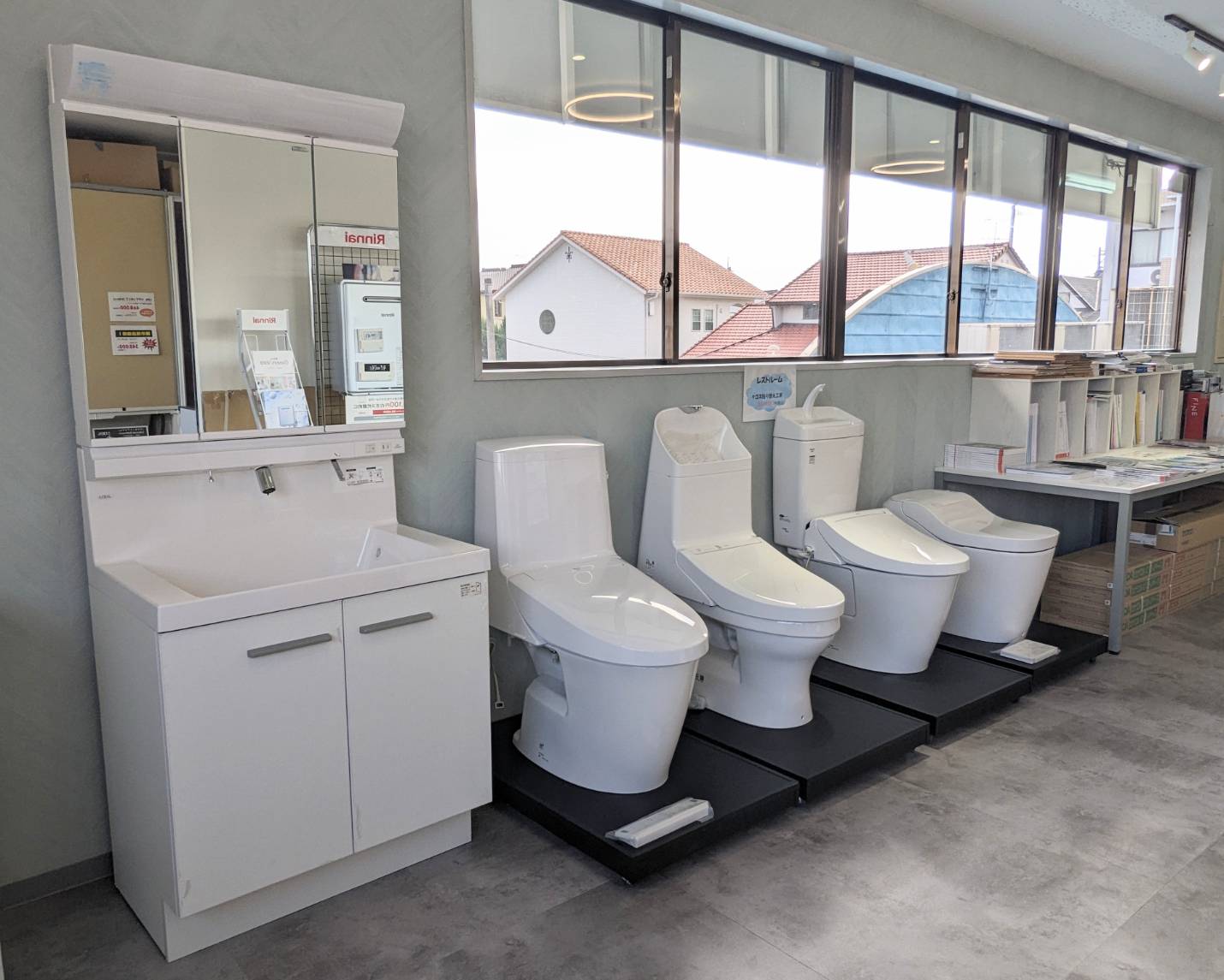 TOTO【オクターブ】に洗面台を交換！施工事例｜合志市